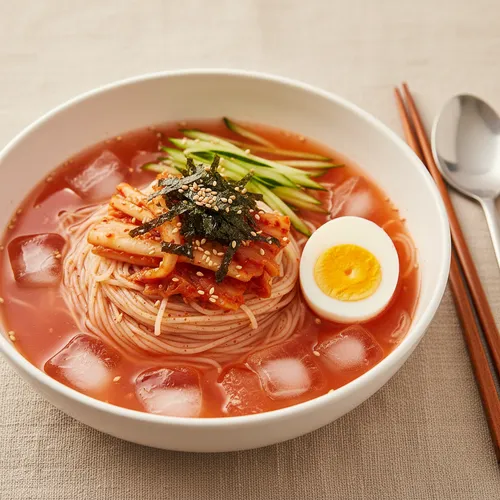 キムチ冷麺風そうめん