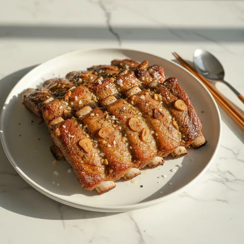エアフライヤーで作るカルビの塩焼き