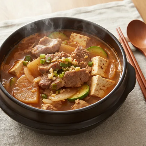 어남선생 돼된찌 (돼지고기 된장찌개)