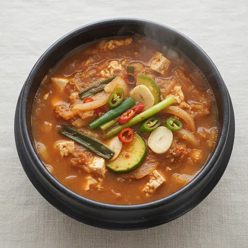 3분 컷 청국장찌개