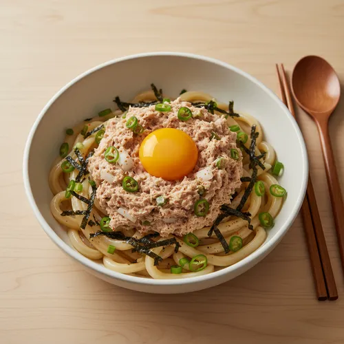 ツナマヨ冷やしうどん