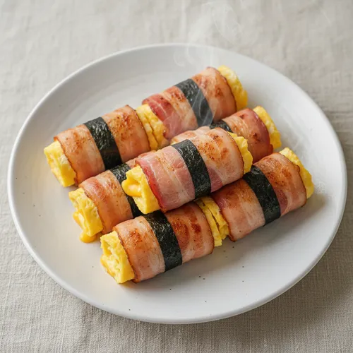 ベーコン卵焼きチーズおにぎり