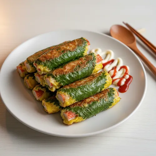 串なしエゴマの葉カニカマジョン