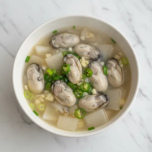 牡蠣のスープ