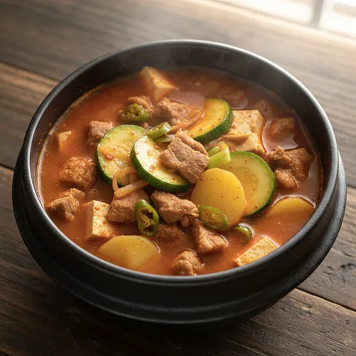 15분 고추장찌개