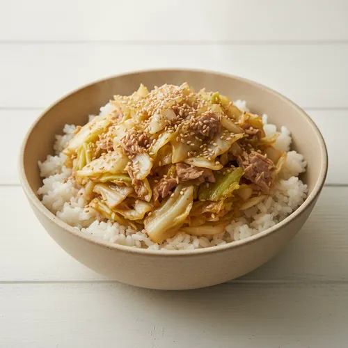 キャベツツナ丼