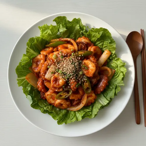 버터 양상추 쭈꾸미 볶음