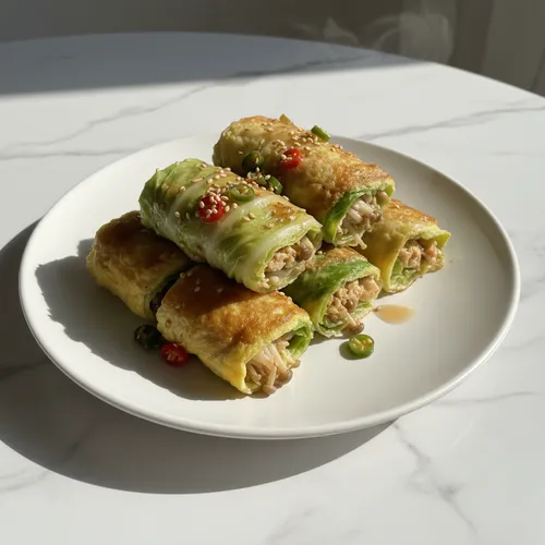 ミニ白菜ロール卵焼き