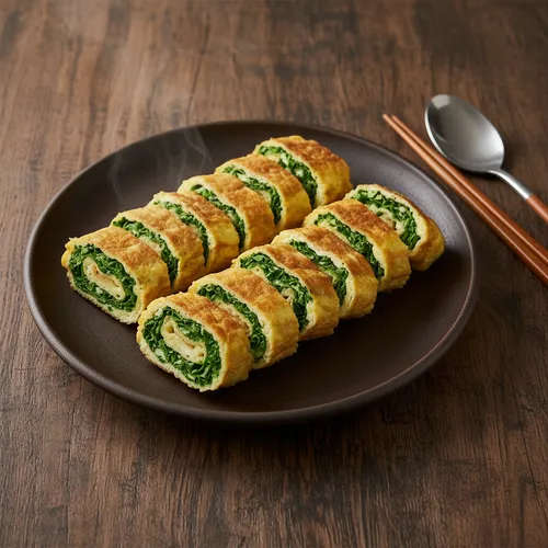 エゴマの葉の卵焼き