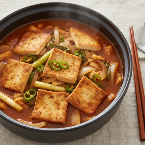 豆腐さつま揚げチゲ