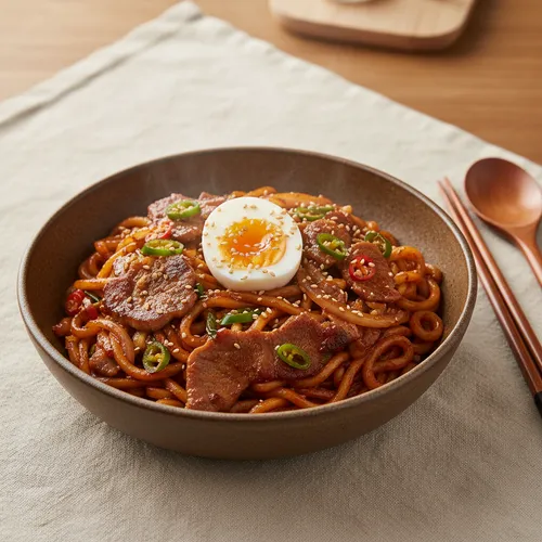 マッコム カルビ チャジャンラーメン