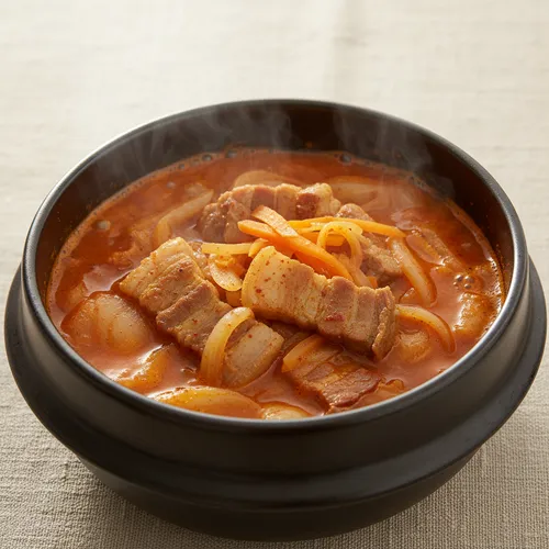 砂糖なし豚バラ肉チゲ