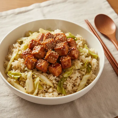 連休明けのリバウンド解消キャベツご飯