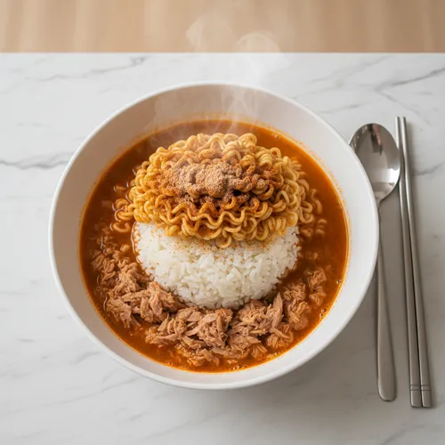 ツナラーメンパックご飯