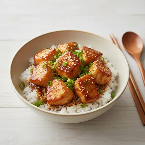 照り焼きタラステーキ タラのっけご飯
