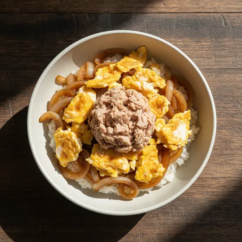 タンパク質たっぷり丼