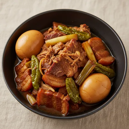 和風豚バラ肉の角煮風煮込み