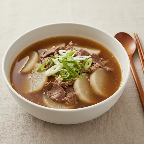 大朴カルビスープのような牛肉大根スープ