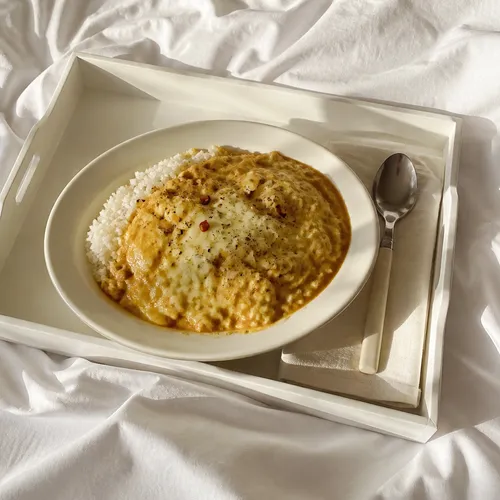 電子レンジ5分で完成！超簡単おぼろ豆腐カレー