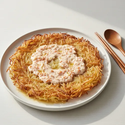 カリカリ明太ポテトチヂミ
