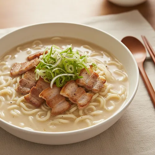 コギククス（豚肉入り韓国風ヌードルスープ）
