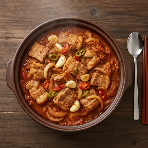 들기름 김치찜