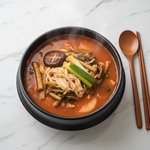 タッケジャン(韓国風鶏肉スープ)