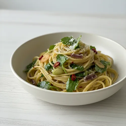 ナズナのパスタ