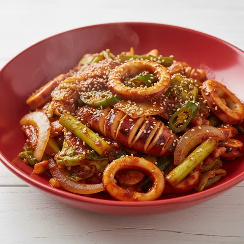 기사식당 오징어볶음