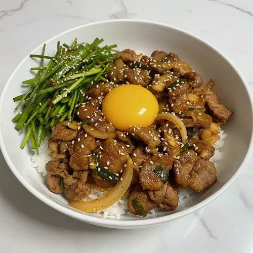 ニラプルコギ丼