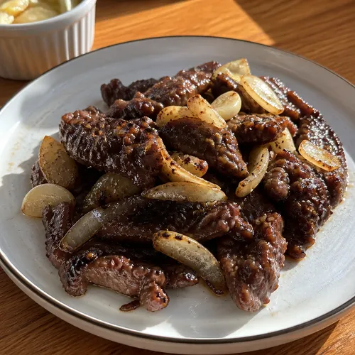マルネギ・ニンニクカルビ焼き