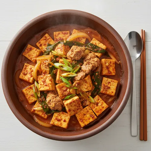 참치두부조림