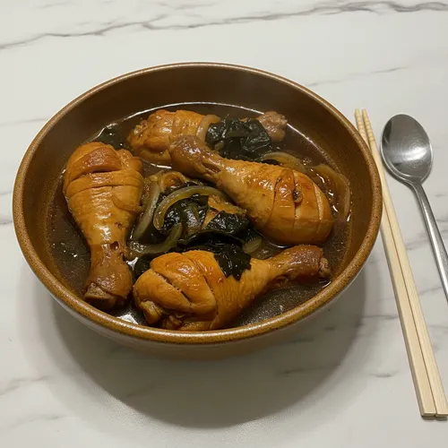 バボダク(韓国風鶏の昆布煮)