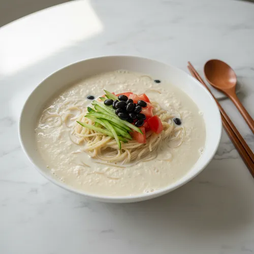 5種の豆の風味がたっぷり！コンチョンコンチョンコンチョンコンチョンコンチョン冷麺