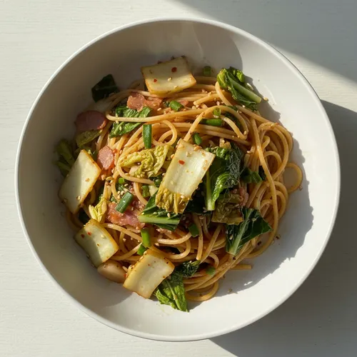 春白菜和えパスタ