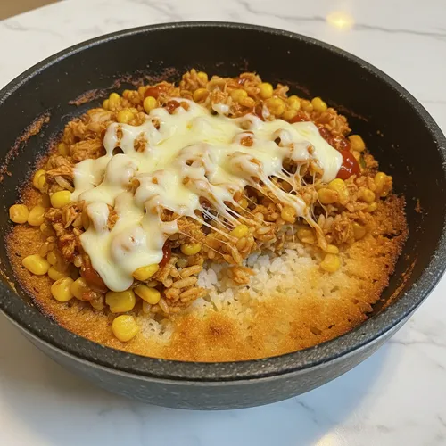 目で楽しむチーズご飯