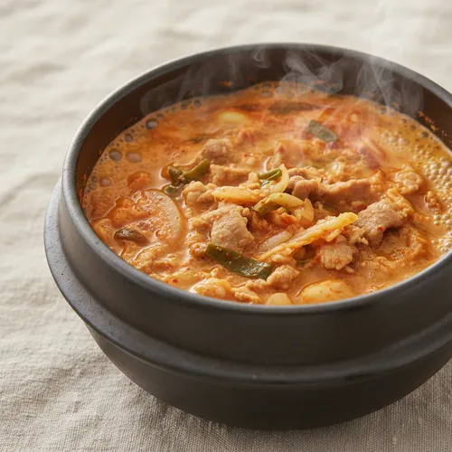 キムチ豚肉ビジチゲ