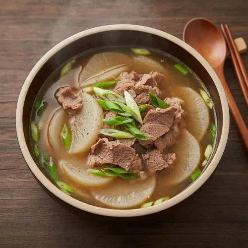ソコギムク（牛肉と大根のスープ）