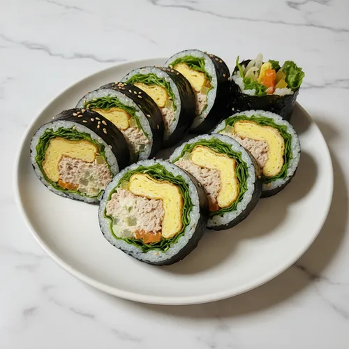 サンチュとツナのキンパ（ご飯なし）