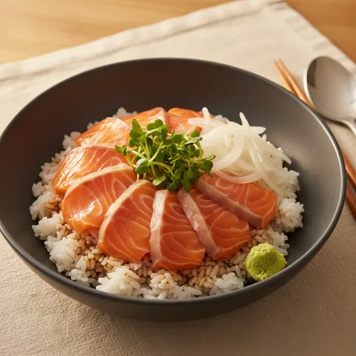 サーモン丼