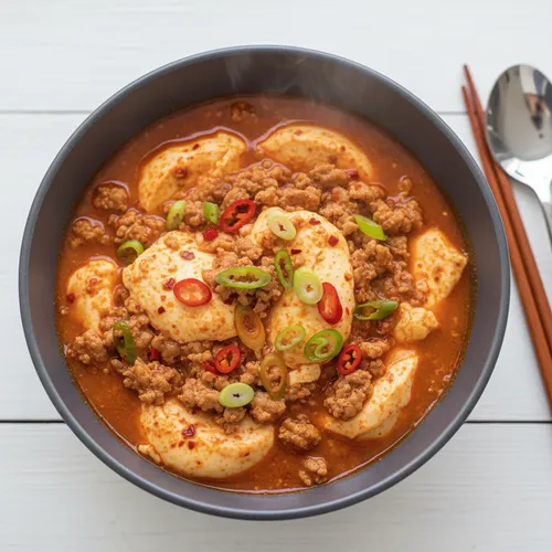 コリアンスタイル マーボーおぼろ豆腐