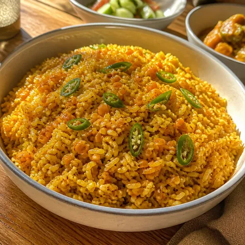 バングラデシュ風ライスとレンズ豆の炒めご飯(キチュリ)