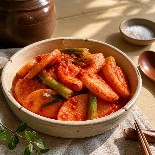 여름무 석박지