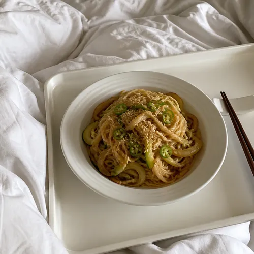 カンジャングクス（醤油そうめん）