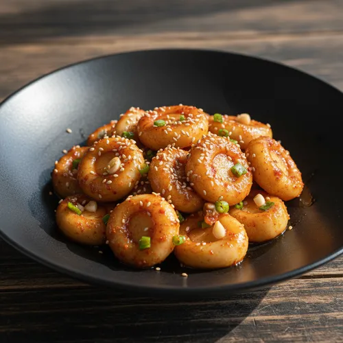 もちもち食感がたまらない！ピリ辛和風ポテトニョッキ