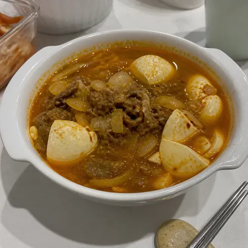 カレーおぼろ豆腐チゲ