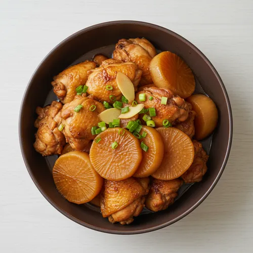 鶏もも肉と大根の煮物