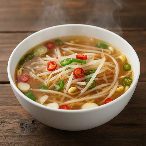 超簡単 豆もやしスープ