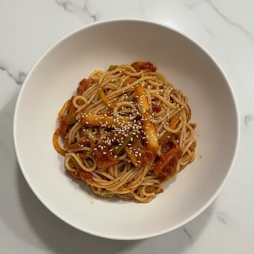 ミングルス カンミングシェフのキムチビビン麺