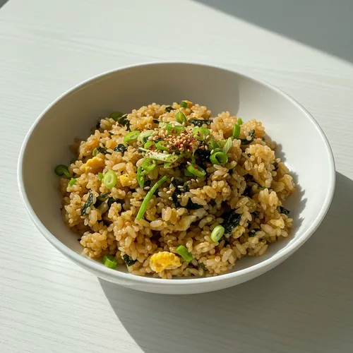 シオコンブ玄米チャーハン